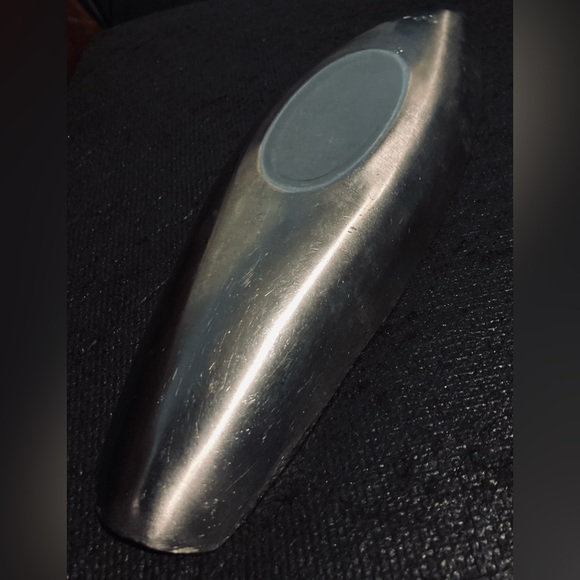 Vintage metal oval/oblong tidy server tray (silver) - Picture 6 of 6